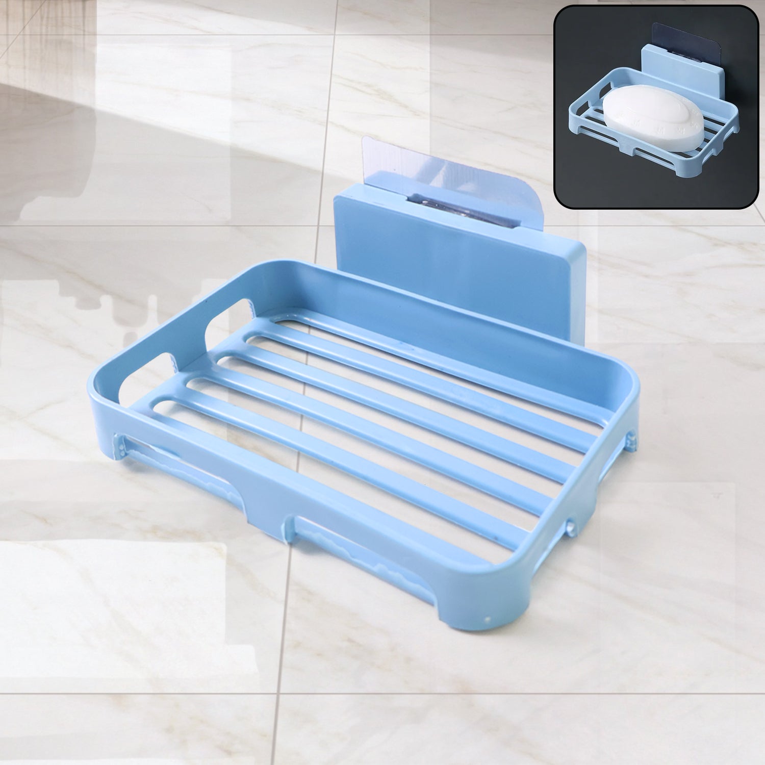 Bathroom & Kitchen Soap Holder: Self-Adhesive ,Sabudani (Plastic Box) Bathroom & Kitchen Soap Holder: Self-Adhesive ,Sabudani (Plastic Box)
